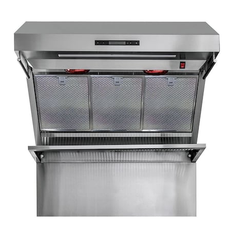 Forno Savona 36In. Wall Mount Range Hood w/Hybrid Filters & Back Splash FRHWM5029-36HB